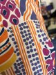 Włoska sukienka vintage High Fashion Firenze – bawełniana, kopertowy fason – lato – rozmiar M/L – wzorzysta, z guzikami po bokach – styl 60. (11)