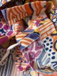 Włoska sukienka vintage High Fashion Firenze – bawełniana, kopertowy fason – lato – rozmiar M/L – wzorzysta, z guzikami po bokach – styl 60. (12)