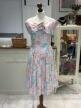 Sukienka vintage w pastelowe kwiaty | Wiskoza | Romantyczna midi | Lata 80/90 | S M (2)