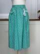 Włoska spódnica vintage 100% bawełna paisley turkusowa Made in Italy XS s