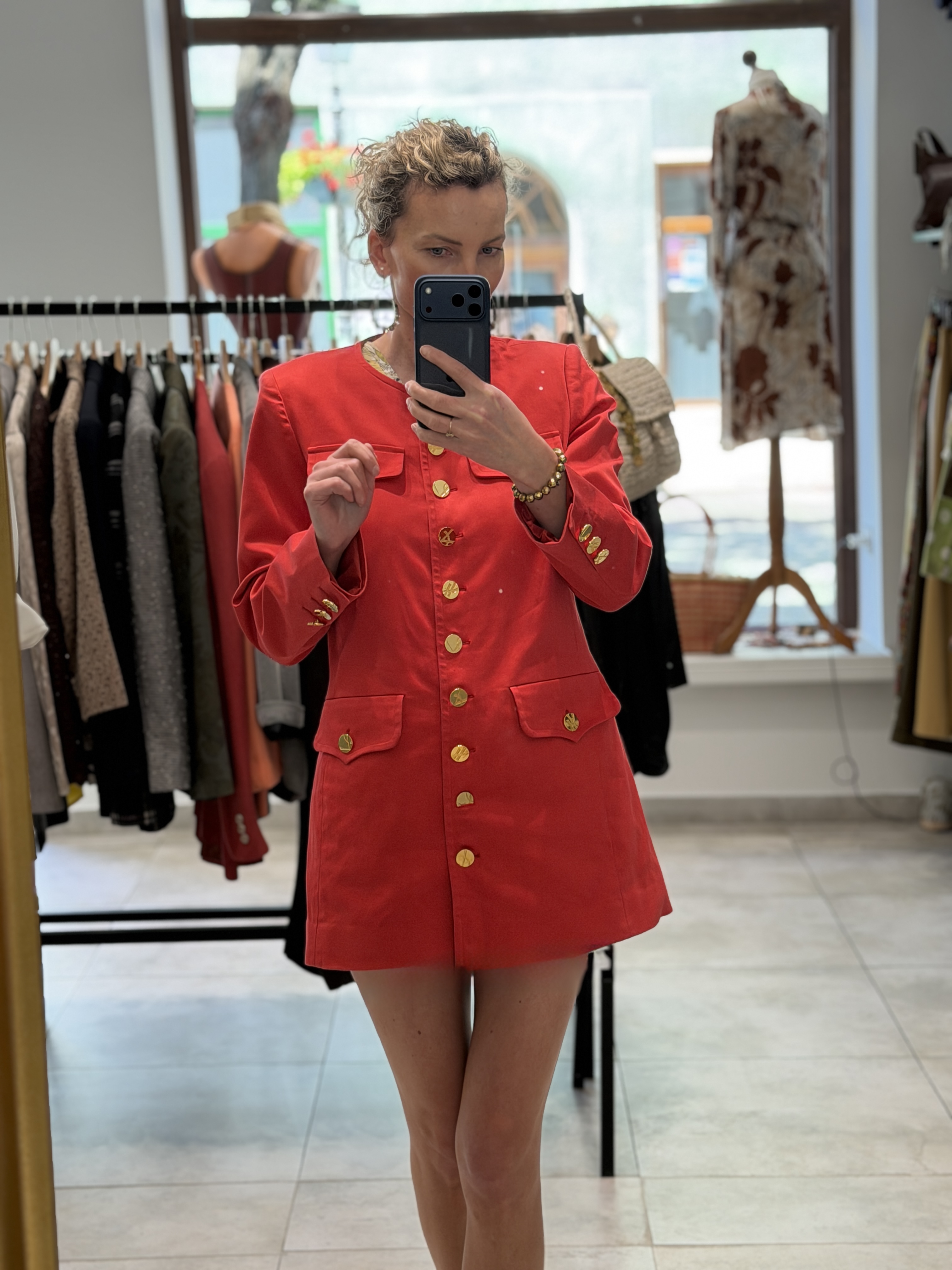 Yves Saint Laurent Uniform not for sale Made in France rzadki żakiet vintage M L
