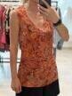 Couleurs d'Été top paisley 100% bawełna Y2K boho France S M