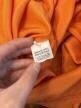 Accordo włoska bluzka vintage pomarańczowa 55% wiskoza 45% acetat Made in Italy XL XXL (7)