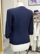 Mondrian Made in Italy żakiet vintage granatowy złote guziki 42 (4)