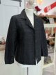 Made in Italy 100% jedwab naturalny czarny żakiet koszulowy silk dupioni M/L (2)