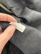 Made in Italy 100% jedwab naturalny czarny żakiet koszulowy silk dupioni M/L (7)