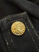 Versace Jeans Couture kurtka jeansowa Made in Italy Medusa czarna vintage S M (9)