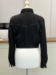 Versace Jeans Couture kurtka jeansowa Made in Italy Medusa czarna vintage S M (2)