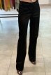 Moschino Jeans czarne satynowe spodnie Made in Italy M/L vintage