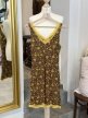Vintage lata 70 kwiatowa halka sukienka cottagecore koronka XS/S