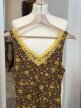 Vintage lata 70 kwiatowa halka sukienka cottagecore koronka XS/S (2)