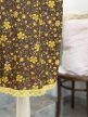 Vintage lata 70 kwiatowa halka sukienka cottagecore koronka XS/S (6)