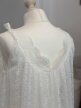 Koronkowa halka vintage maxi biała koszula nocna peignoir cottagecore M XL XXL (7)