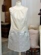 Mimosa Creazioni sukienka vintage Made in Italy lurex żakard M L (1)