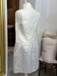 Mimosa Creazioni sukienka vintage Made in Italy lurex żakard M L (2)