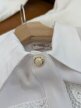 ATU by Dani koronkowa bluzka vintage biała złote guziki S M L (4)