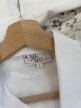 ATU by Dani koronkowa bluzka vintage biała złote guziki S M L (6)