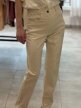 Made in Italy spodnie mom jeans ecru wysoki stan bawełna M vintage
