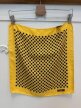Moschino Foulards Vintage jedwabna apaszka w grochy 100% Silk Made in Italy 90s