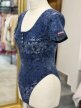 Laura Biagiotti Golf body vintage Made in Italy bawełna stretch kwiatowy wzór M/L (2)