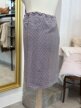 Divina spódnica vintage 100% bawełna dzianinowa jodełka L Made in Italy (5)