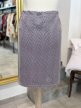 Divina spódnica vintage 100% bawełna dzianinowa jodełka L Made in Italy (2)