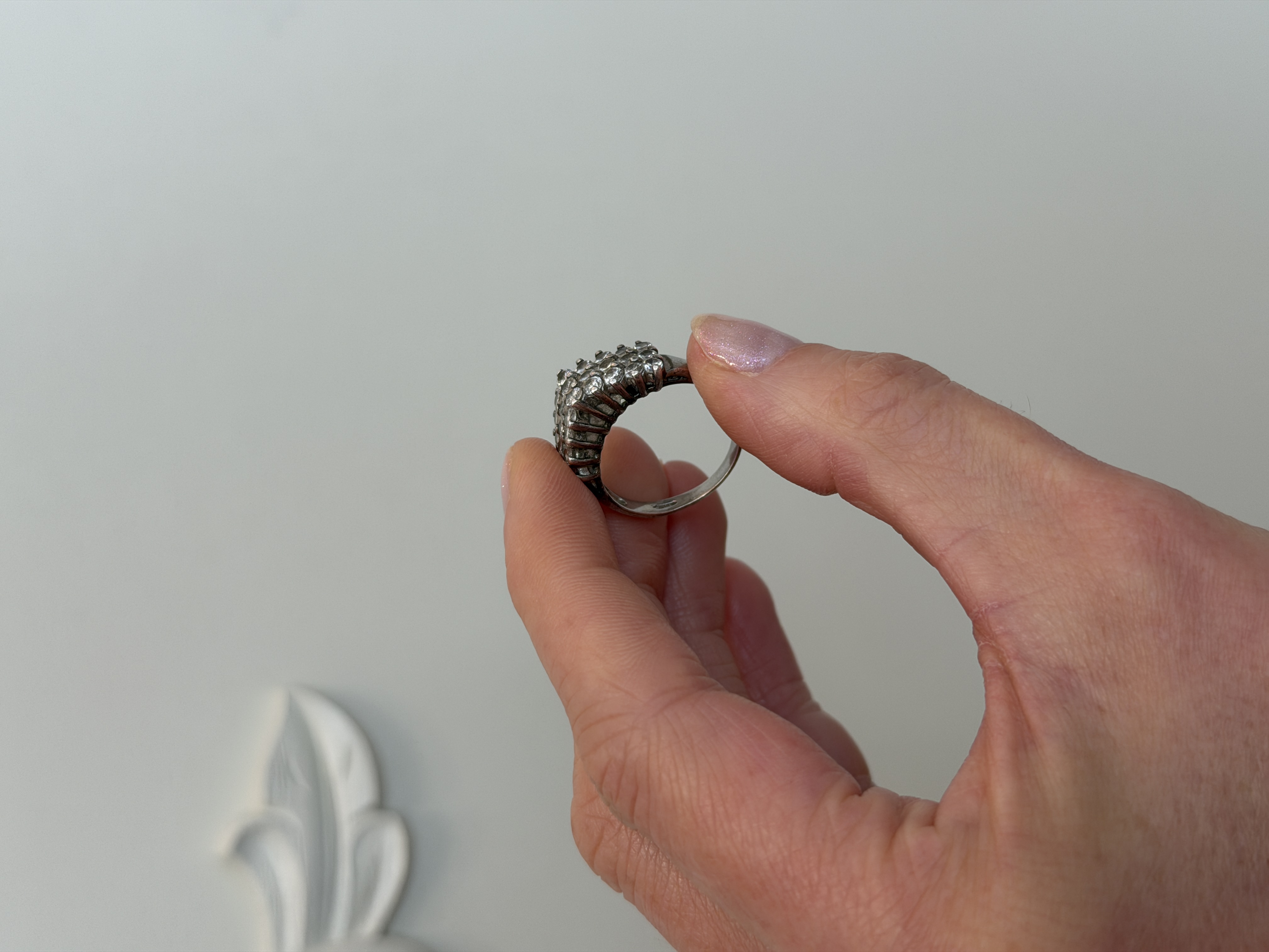 Srebrny pierścionek 925 z cyrkoniami – szeroki model vintage 5 g (5)