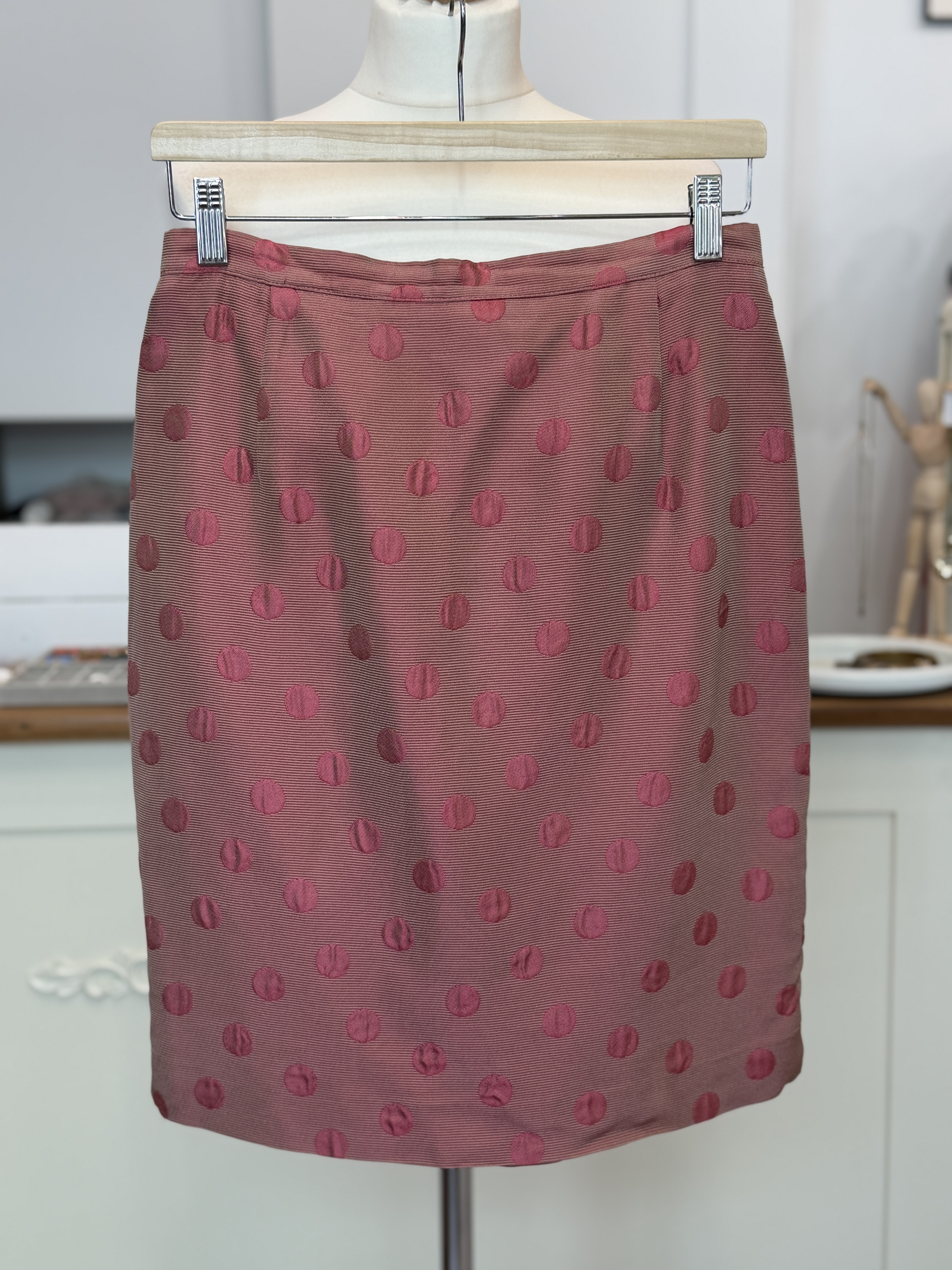 Włoski komplet vintage Cori Made in Italy Gruppo GFT żakiet i spódnica L lata 90 (9)