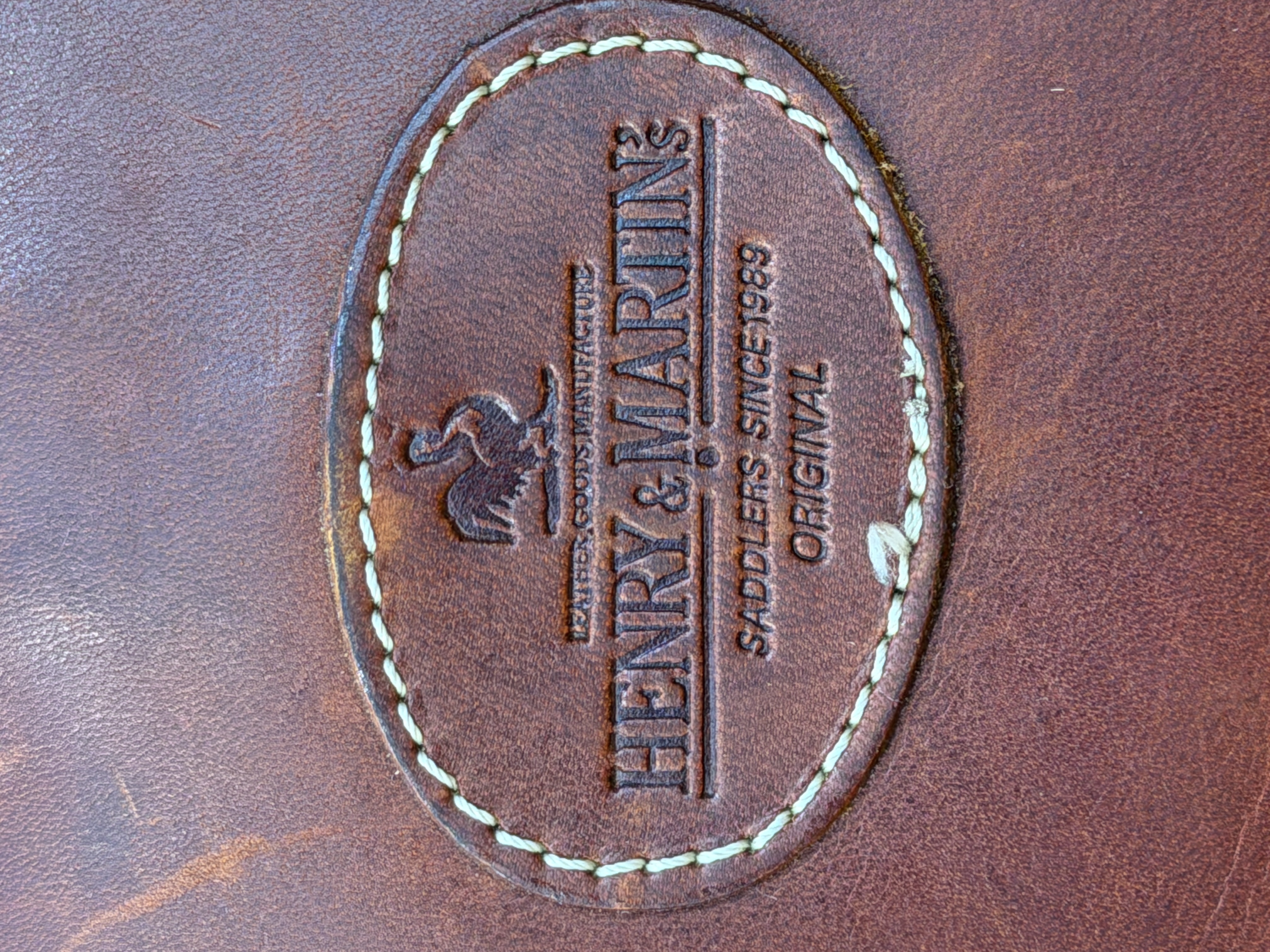 Włoska skórzana torba vintage Henry & Martin’s Made in Italy brązowa listonoszka (2)