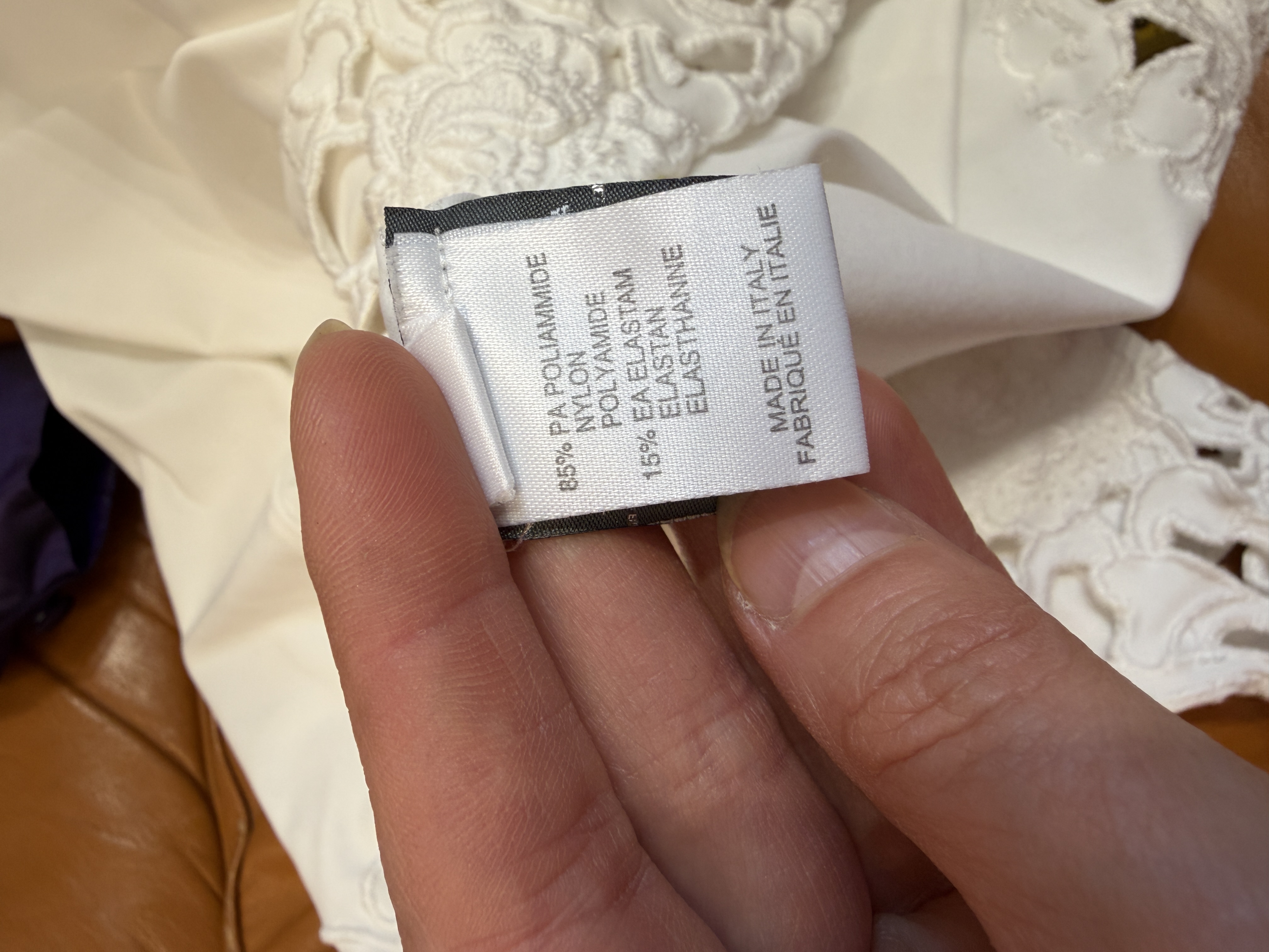 Blumarine biała sukienka Made in Italy haft kryształki M IT 44 (7)
