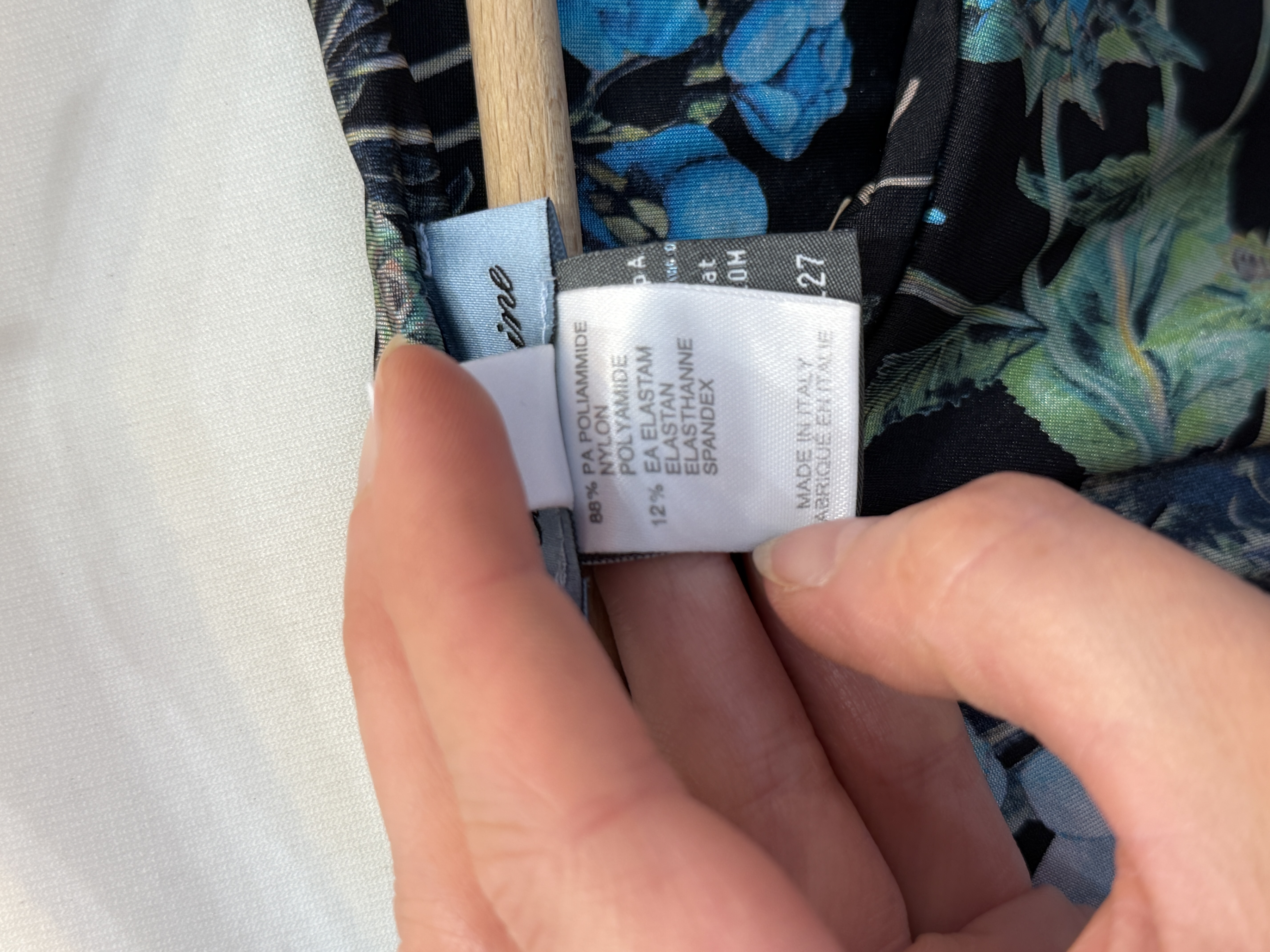 Blumarine Beachwear sukienka Made in Italy kwiatowy print kryształki L 46 (6)
