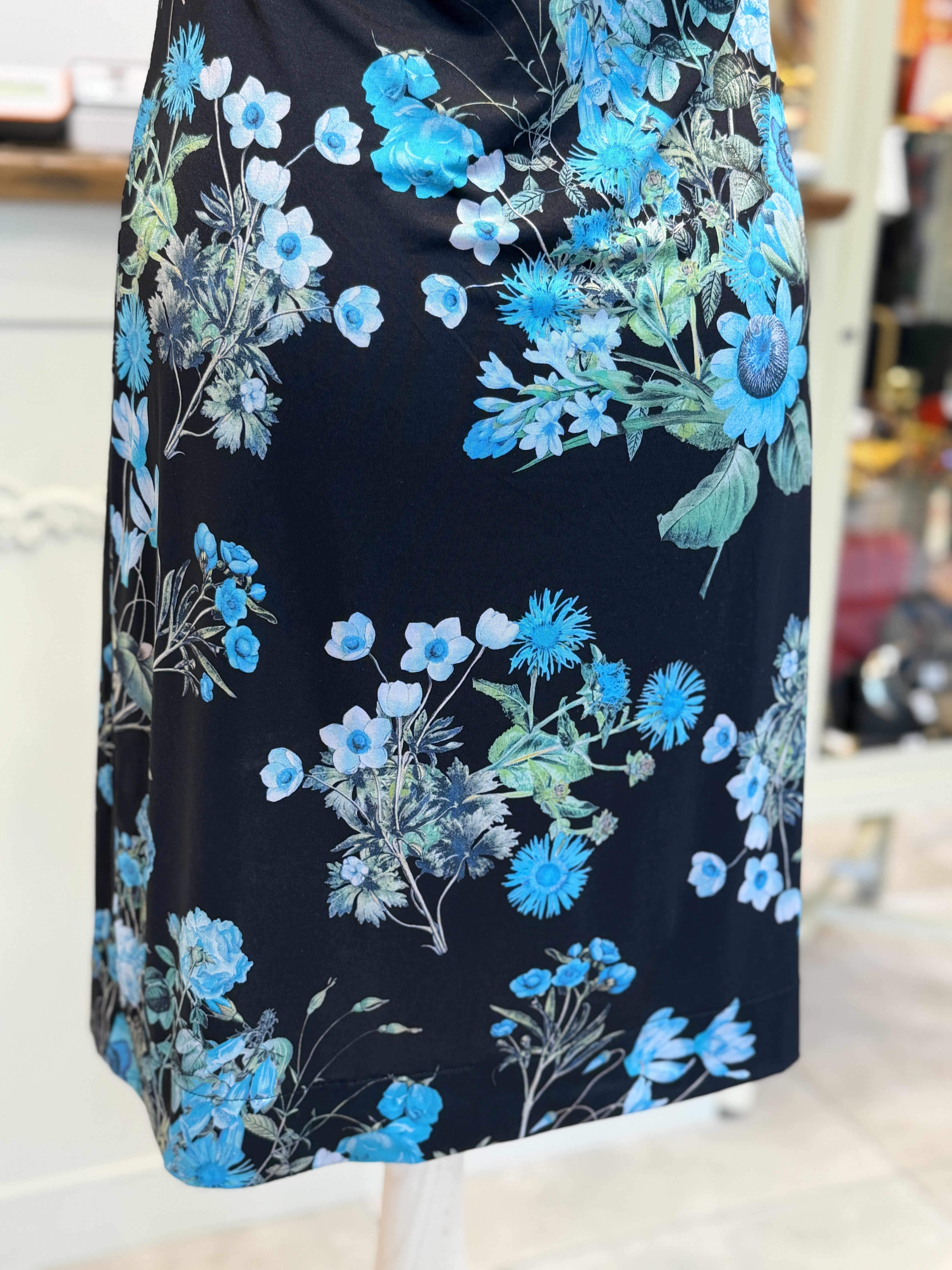 Blumarine Beachwear sukienka Made in Italy kwiatowy print kryształki L 46 (4)