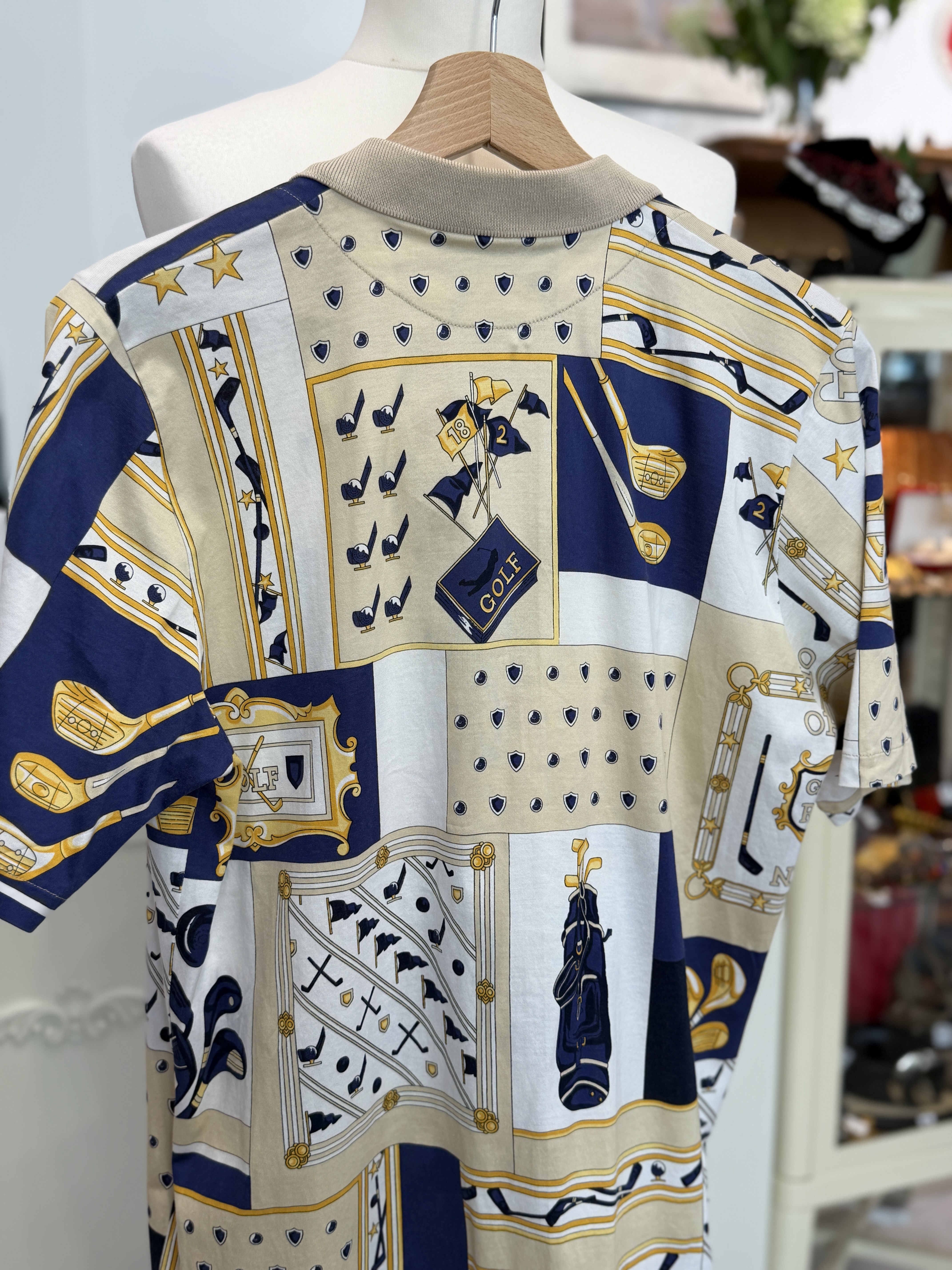 Sukienka vintage Ennedi by Roberto Naldi Made in Italy 100% bawełna golf M/L (8)