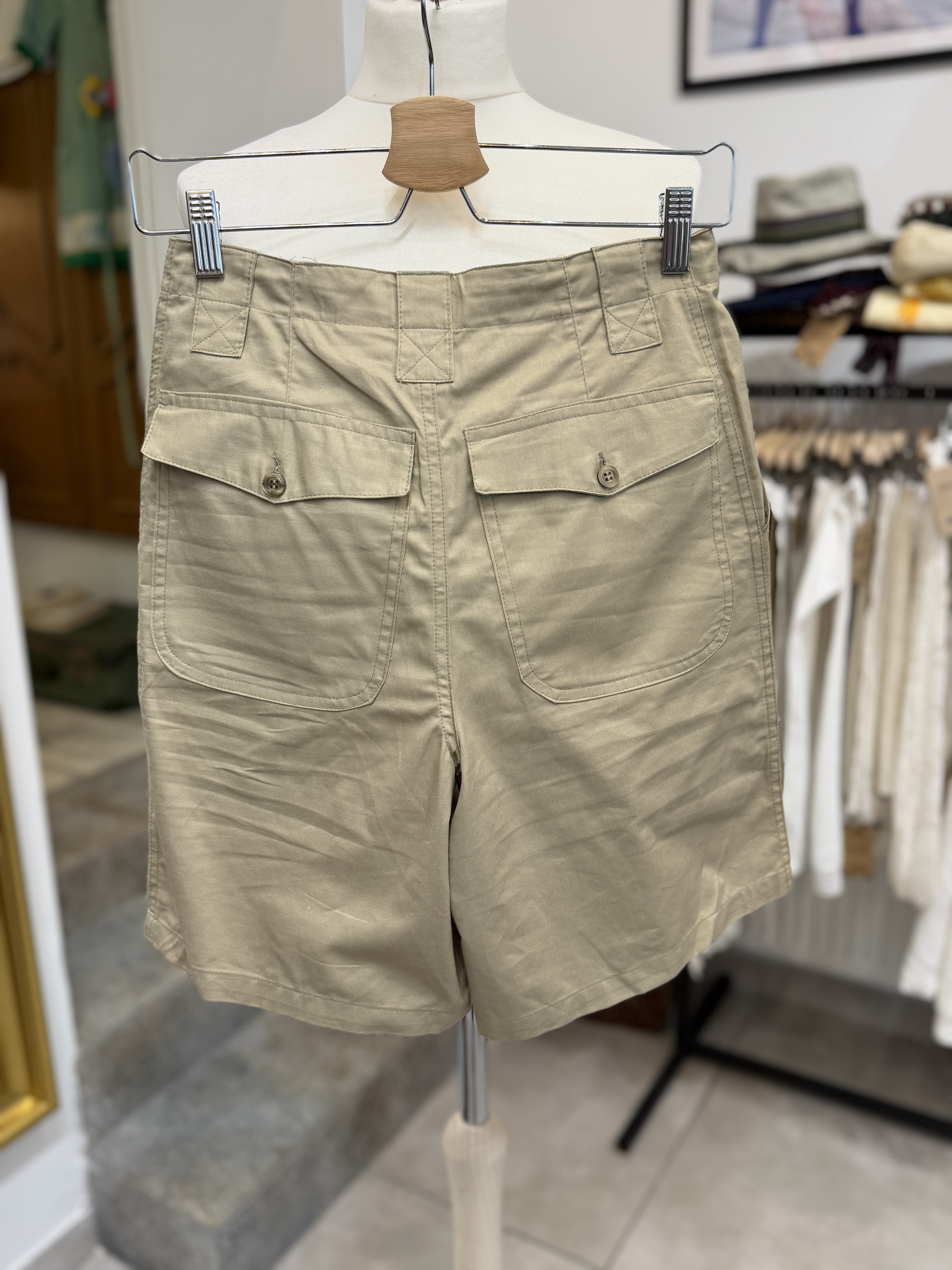 Szorty vintage Jaco’s deadstock wysoki stan bermudy 100% bawełna S (9)